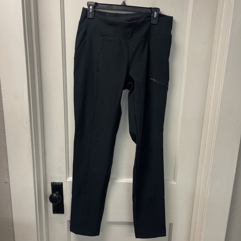 Womens Columbia Back Beauty Black Outdoor Pull On Hiking Pants EUC Medium